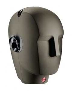 KU100 Dummy Head used for binaural recording.